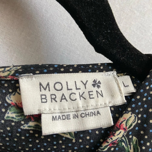 Autre Marque Molly & Bracken Floral Jumpsuit Sz L - Picture 10 of 15